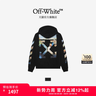 新款 情侣装 连帽拉链卫衣宽松外搭 WHITE™ OFF