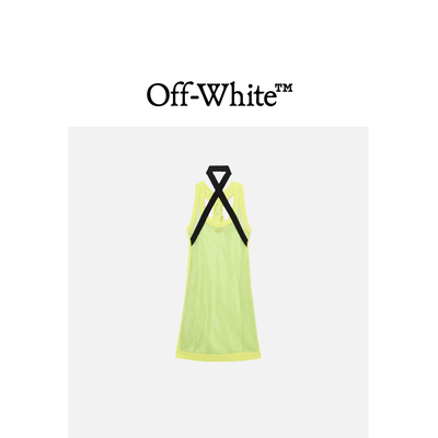 OFF-WHITE™女装叠层挂脖吊带连衣裙200010XM