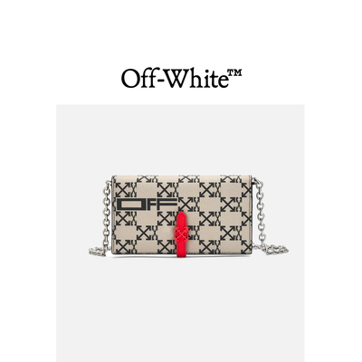 OFF-WHITE™女款双箭头图案钱包链条包010164