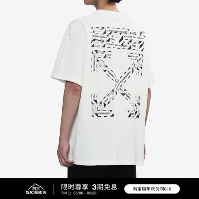 OFF-WHITE™ 情侣装新款中长款短袖T恤半袖