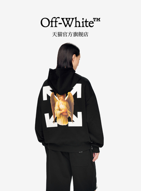 OFF-WHITE™ 情侣装新款宽松连帽卫衣连帽衫