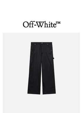 OFF-WHITE c/o VIRGIL ABLOH™男装阔腿裤宽松拖地长裤249C3CMM