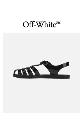 OFF-WHITE™女款罗马凉鞋平底鞋5E1100XO