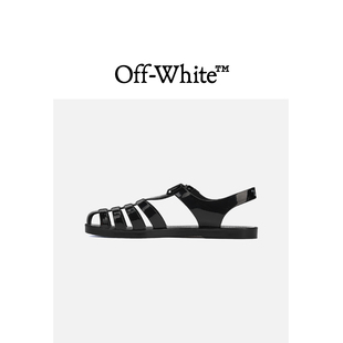 OFF-WHITE™女款罗马凉鞋平底鞋5E1100XO
