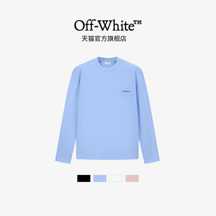 宽松圆领新款 t恤复古脉冲男女同款 上衣123 white重磅纯棉长袖 off