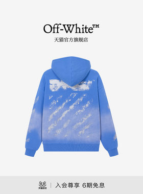 OFF-WHITE™情侣斜纹圆领卫衣