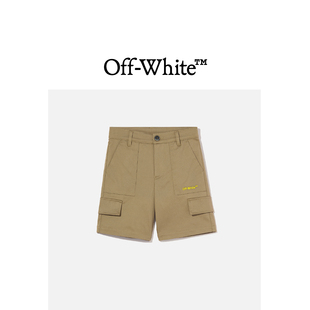VIRGIL 纯色直筒裤 WHITE BAB001BK 短裤 工装 OFF ABLOH™童装