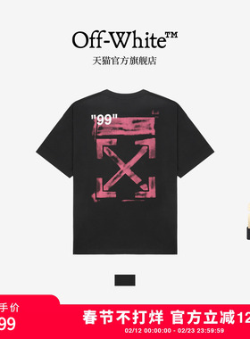 OFF-WHITE™ 情侣装新款宽松短袖T恤圆领半袖