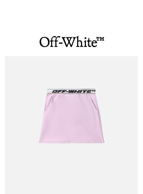 OFF-WHITE c/o VIRGIL ABLOH™女童logo边饰半身裙A字裙013010D