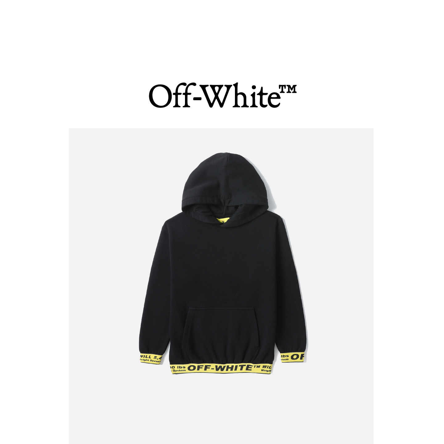 OFF-WHITE™童装连帽卫衣潮童连帽衫BBF101MI