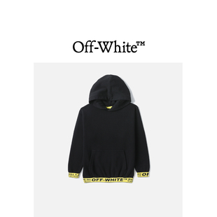 VIRGIL ABLOH™童装 BBF101MI OFF 连帽卫衣潮童连帽衫 WHITE