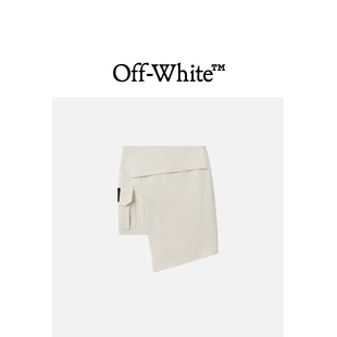 VIRGIL ABLOH™女装 裙 OFF 不对称半身裙设计感工装 WHITE