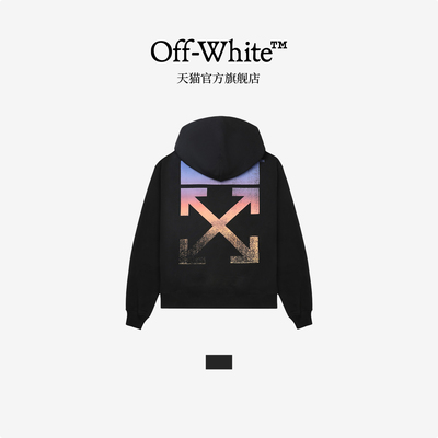 OFF-WHITE™ 情侣装新款宽松连帽卫衣连帽衫