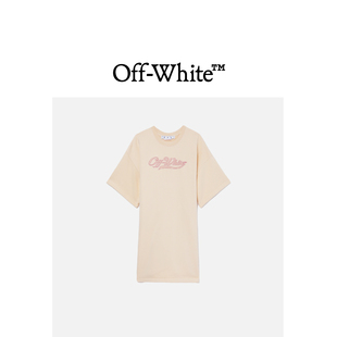 VIRGIL ABLOH™女装 连衣裙T恤裙010132X OFF 廓形半袖 WHITE
