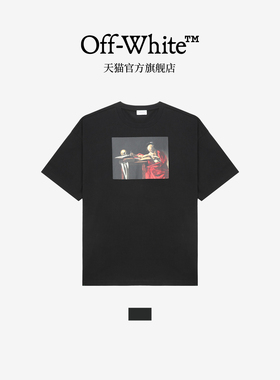 OFF-WHITE™ 情侣装新款油画图案装饰短袖T恤