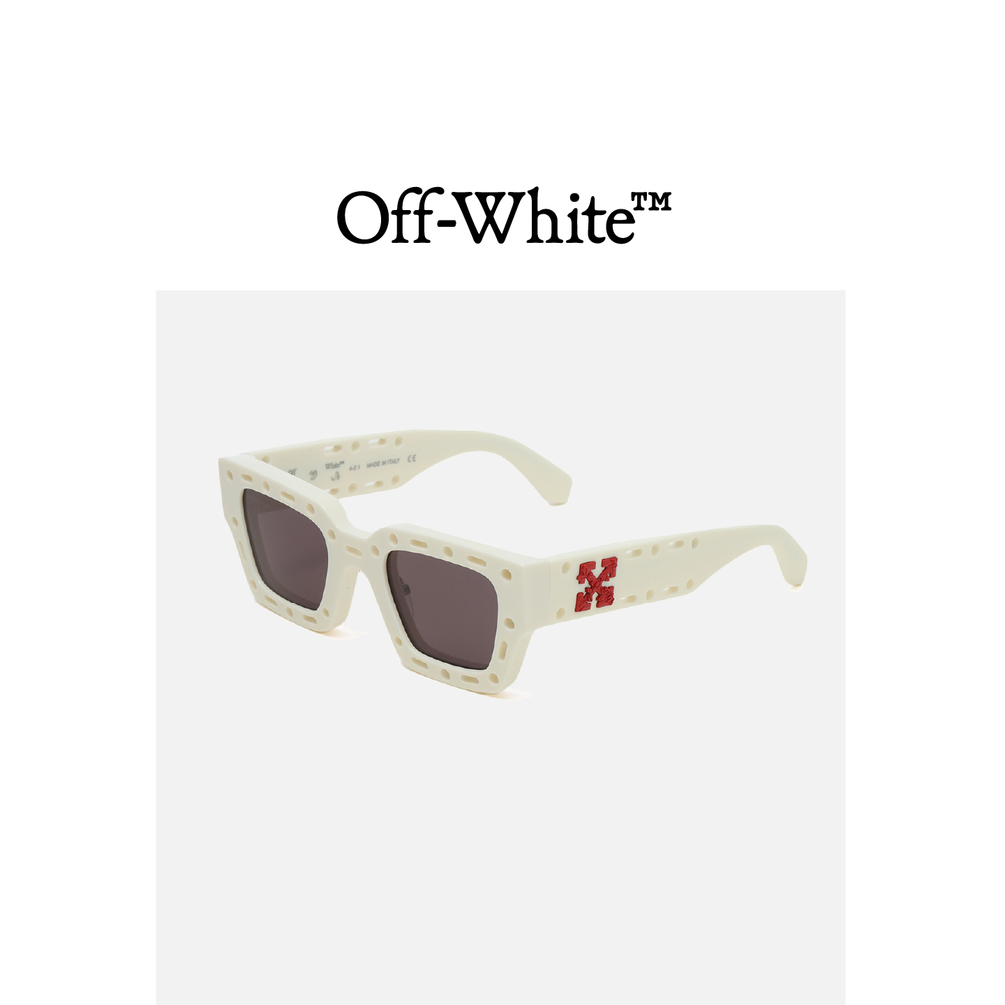 OFF-WHITE c/o VIRGIL ABLOH™情侣款多色方框墨镜太阳镜RI026I