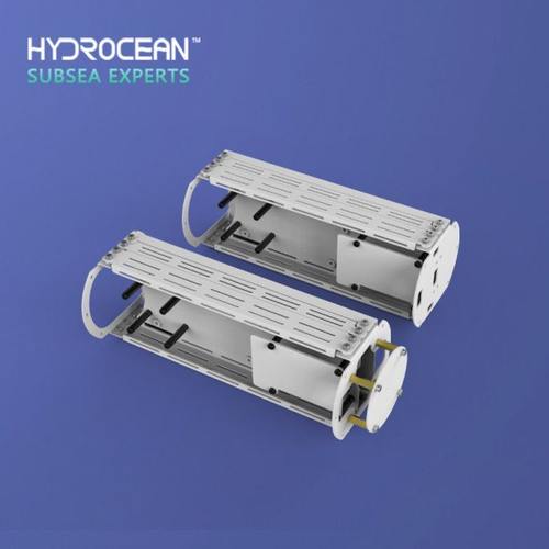 110OD密封舱内部支架水下机器人舱内支架水下防水电子舱喷塑框架