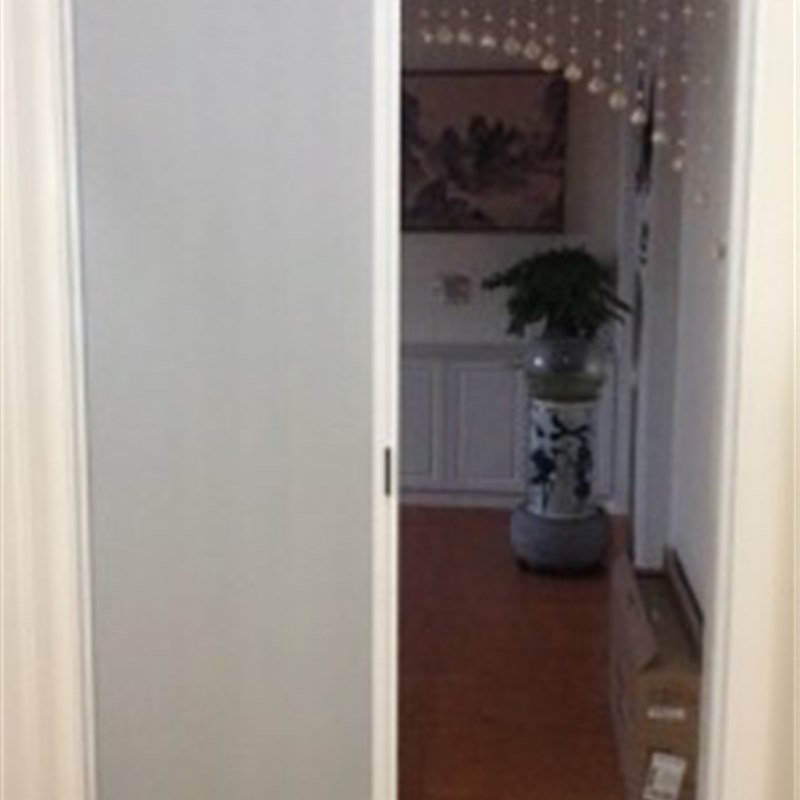 定制推拉式空调隔热隐形门帘折叠移门隔断室内冬季保暖防风蜂巢帘