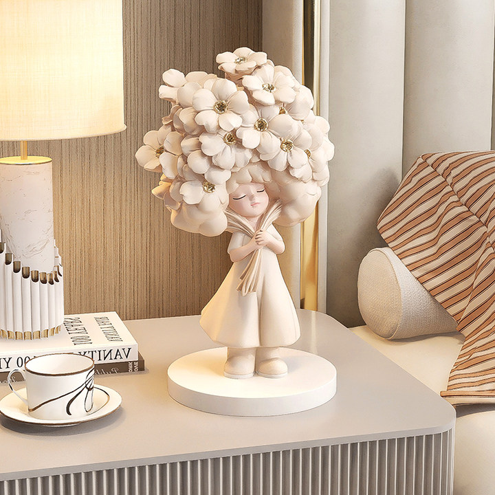 轻奢女孩a桌面摆件客厅玄关电视柜酒柜家居软装饰品生日礼物送女