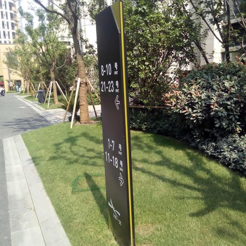 【导视牌】 f景区商场不锈钢指示导向牌 小区地下车库出入口导视