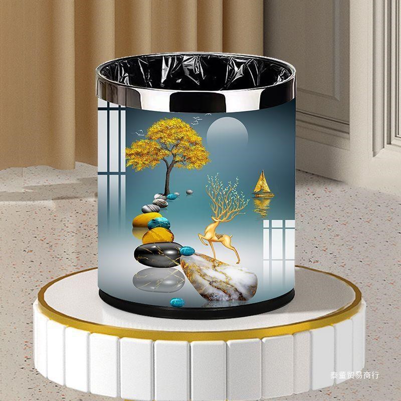 高档酒店阻燃h垃圾桶家用卫生间垃圾桶家用客厅卧室网红厨房垃圾