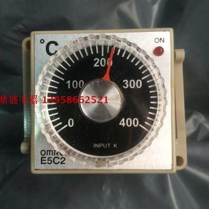 指针插式 温控器 温控仪 E5C2-R 温度调节仪  K型 0-400℃ 220V