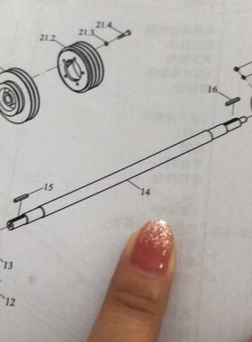 雷沃履带收割机配件，RG60荣耀版RG70荣耀版收割机 主动轴