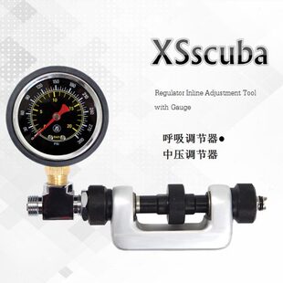 美国 XS SCUBA 潜水呼吸调节器气压调节器 低压压力表
