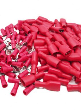 包邮D绝缘插片F端子公母全pc11盒装MD/DD插簧/150Fs0