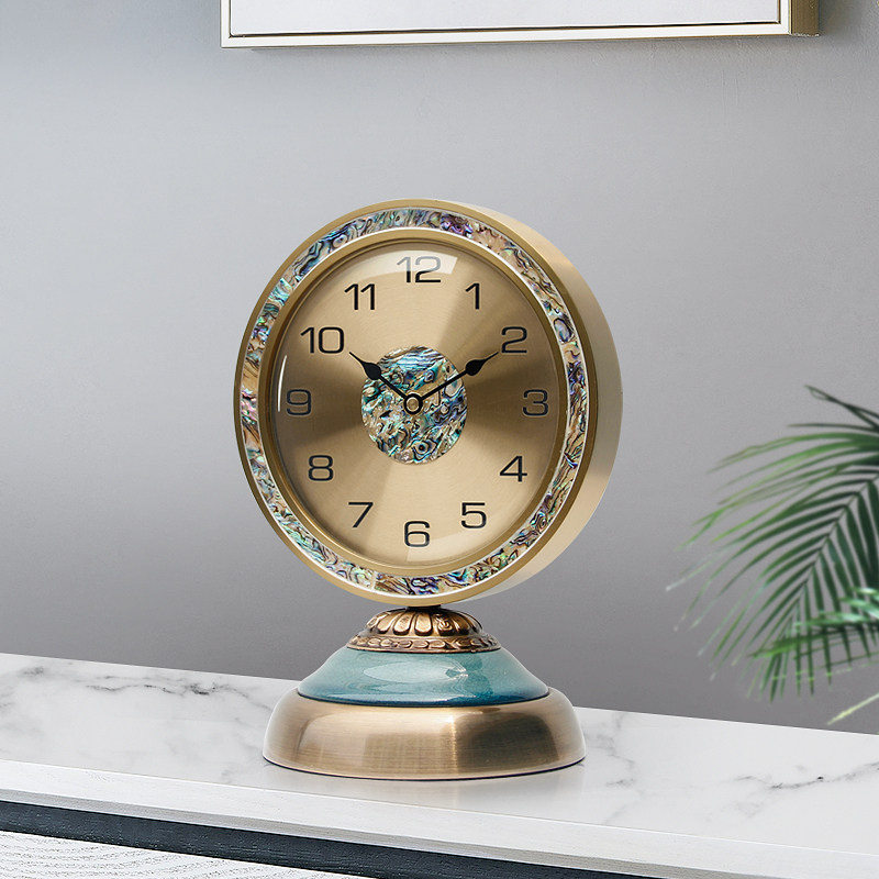 轻奢金属座钟家用台n式钟表时钟摆件客厅坐钟静音台钟桌面石英钟,家居饰品,座钟,淘宝优惠券,粉丝福利购,淘宝优惠卷