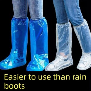雨鞋套防水防滑男款脚套下雨天硅胶水鞋防雨M加厚耐磨女高筒雨靴