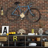 墙面装 饰挂件复古格风自行车铁艺装 修吊顶工业风酒吧挂饰创意怀旧