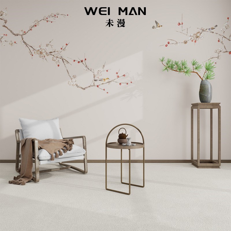 简约新中式花鸟h禅意宋氏美学墙布客厅电视背景墙纸卧室茶室壁纸