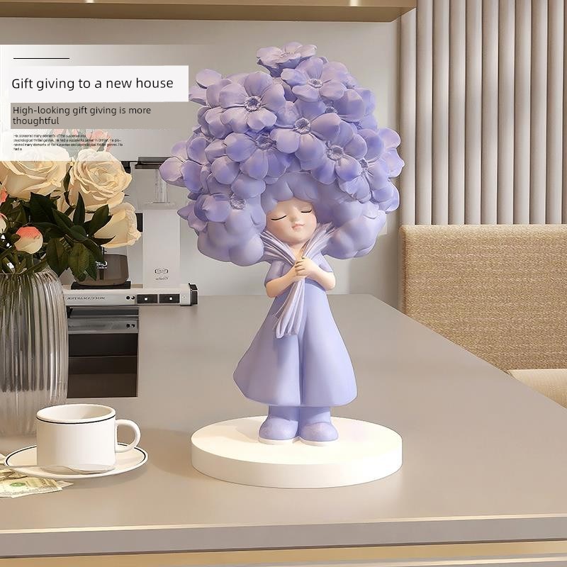 2025奶油风格女孩装q饰品客厅电视柜酒柜入口家装高端生日乔装