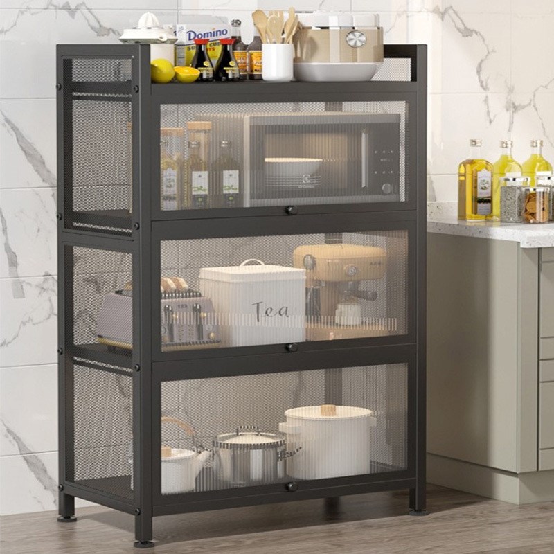 厨房置物a架落地多层多功能家用微波炉烤箱收纳架橱柜货架储物架