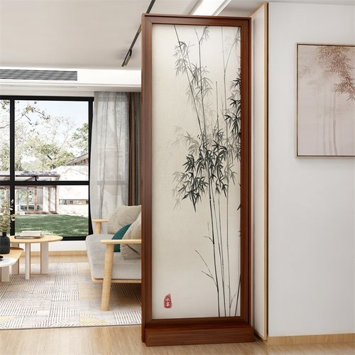 屏风隔断客厅2023年新款进门客厅双面现代L简约家用正对入户门玄