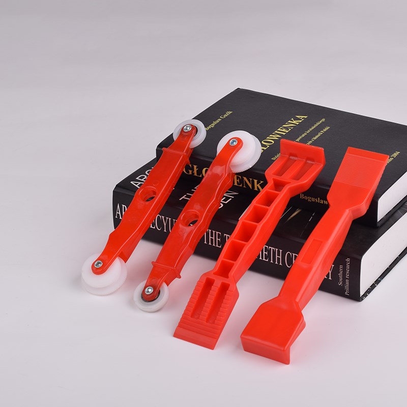 铝合金门窗安装 胶条铲子工具滚A轮 调节玻璃间隙皮条压紧撬棒神