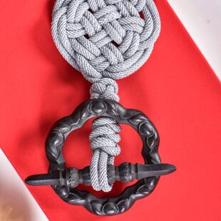 原创紫光檀袈裟钩环祖衣禅修扣如意搭扣禅修环僧衣挂钩缦衣衣钩