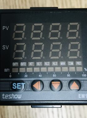 台松teshow温控仪表EM105-520 FKA4-MN＊AN-B-N智能温控仪 温控器
