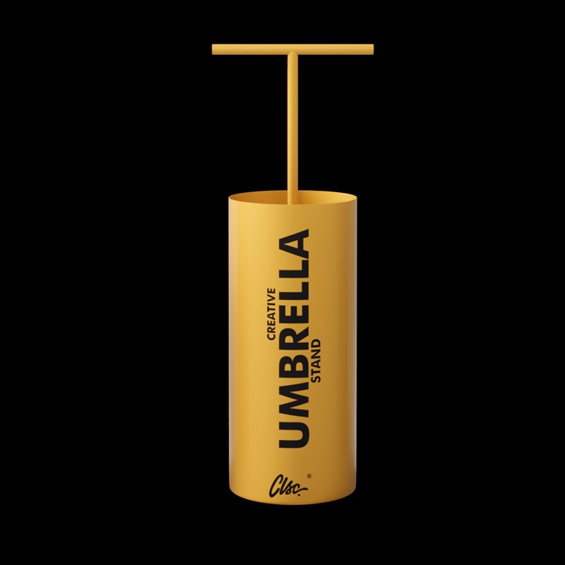 CLSC雨伞架家用收纳伞架多巴胺风阳台可移动雨伞T收纳创意铁艺伞