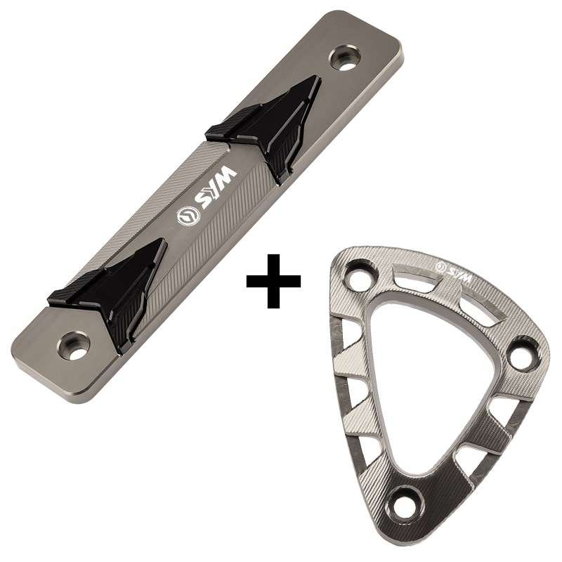 适用三阳哈士奇150改装排气管防护支架JEET SL 125/150排气盖装饰