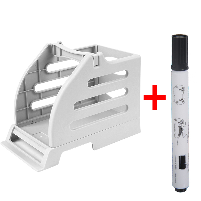 热敏标签纸支架快递电子面单收纳盒启锐快麦打印R机外置通用二合