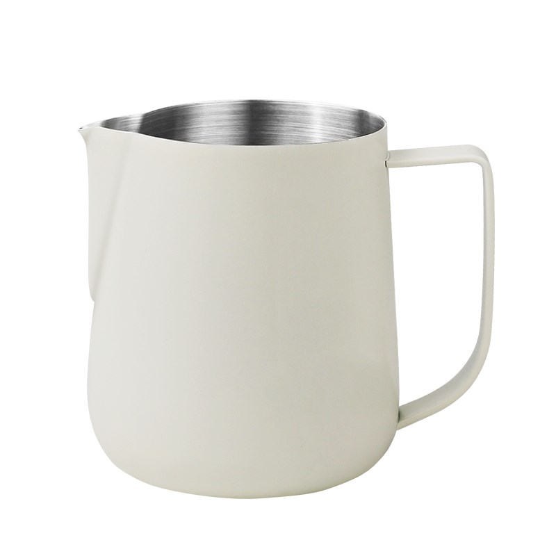 轰炸机子同款尖嘴304q不锈钢专业级拉花杯拉花缸拉花壶咖啡打奶缸