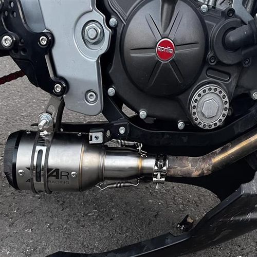 阿普利亚125排气 150底排中段改装MA天蝎SC跑车音排气管