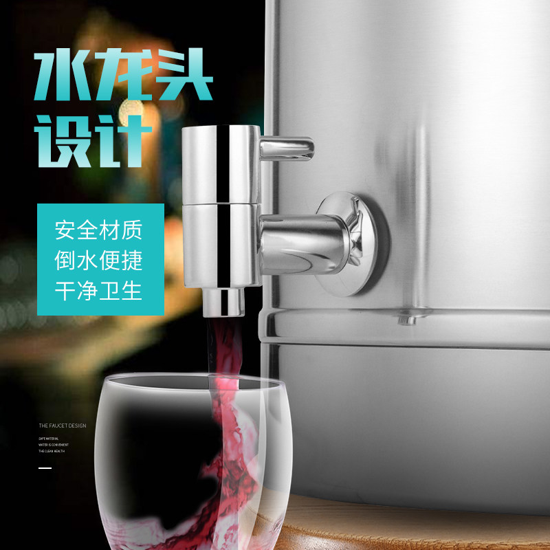 304不锈钢油桶i酒桶带龙头食用花生油带盖密封桶加厚奶桶50斤100