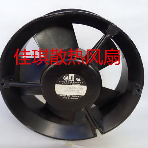 德国PAPST TYP6058S 240V 30W 17255 17厘米 全金属耐高温风扇
