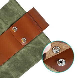 户外帆布丛林果子包折叠t便携防水防污拾物小口袋E工具包束口袋