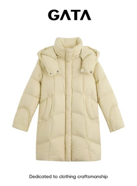 GATA伽搭【极简美学】保暖宽松休闲外套 GT925F01