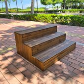 步踩脚化凳家用脚踏室内增高踏户外多层双层楼梯架碳楼梯木质实木