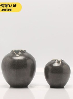 新中式现代轻奢客厅创意陶瓷简约花器摆I件电视柜玄关酒柜花瓶摆
